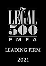 Legal 500leading firm 2021